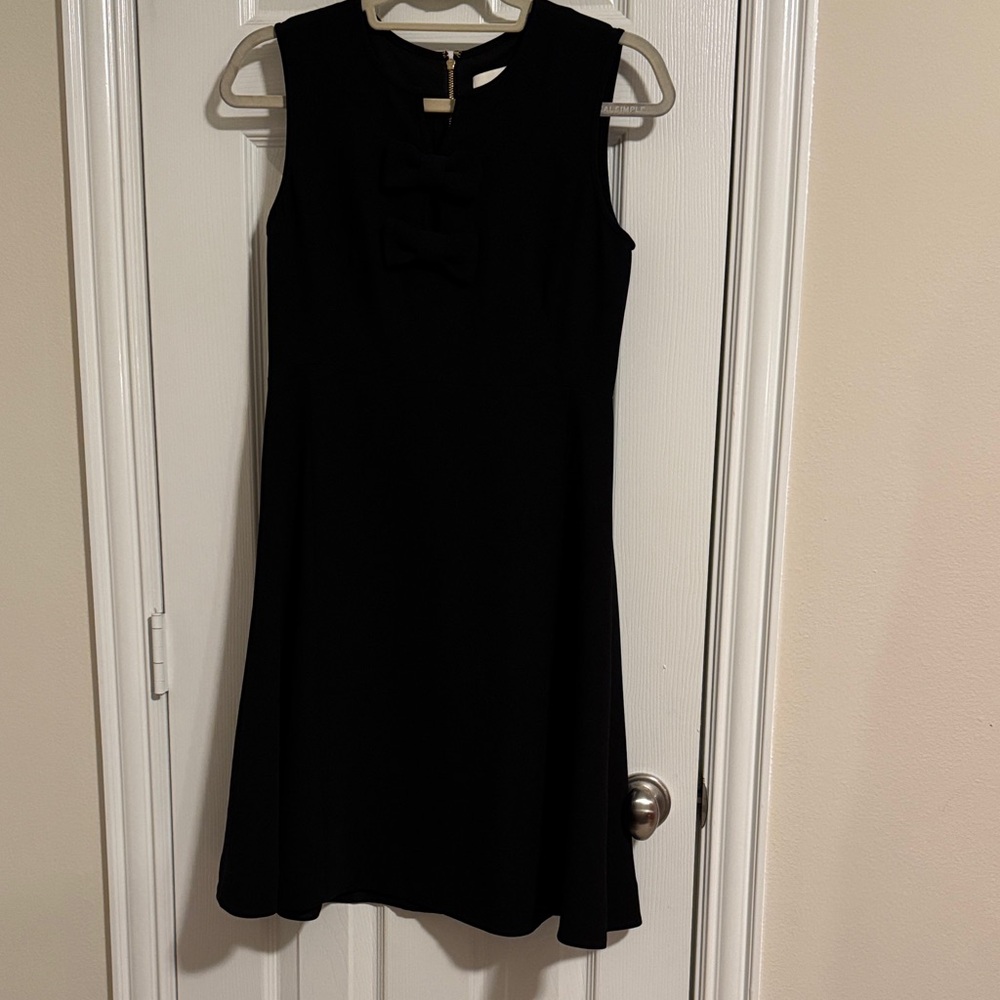 Kate Spade Black Mini Dress with Bow Detail